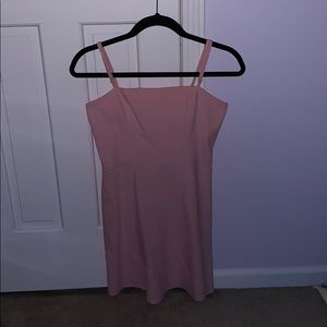 Baby pink mini dress from revolve
